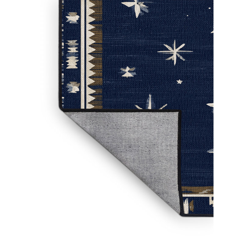  Tapis lavable Starry Night Southwestern, Tapis de couloir 2 pi x 4 pi