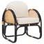 Chaise d'appoint avec coussin Claudetta