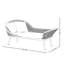 Fauteuil moderne en rotin simple tissé