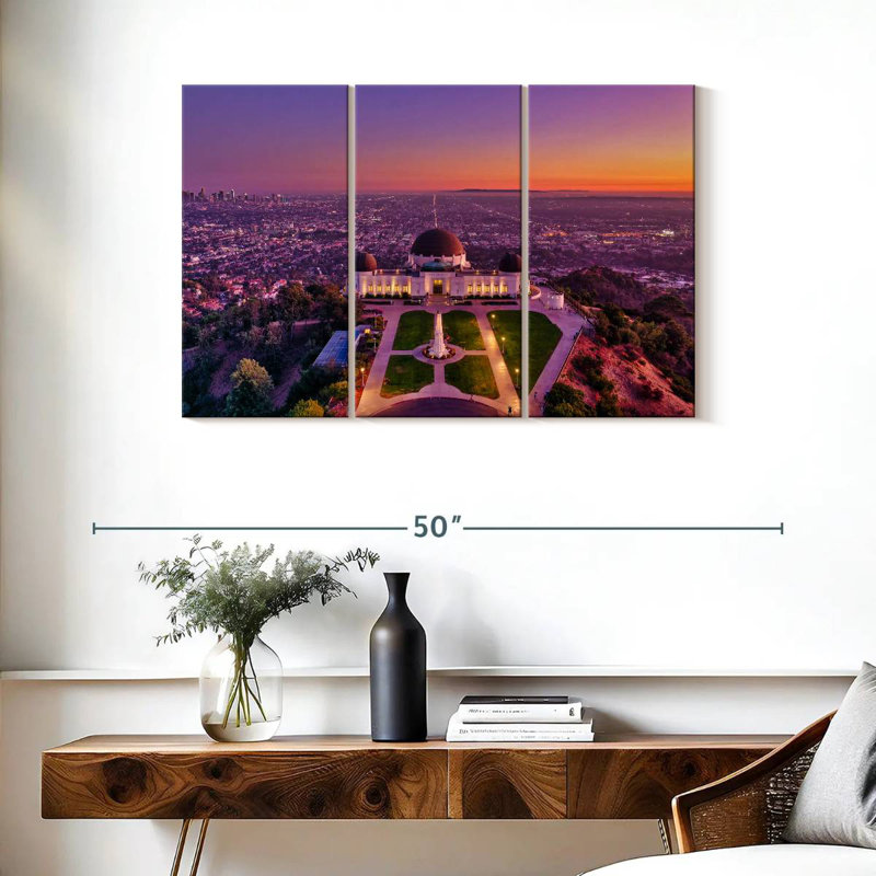 Sireci Griffith Observatory, 24" H x 38" W