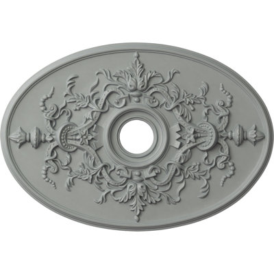 Médaillon de plafond Alexa l 30 3/4 po x H 21 1/4 po x P 3 7/8 po x P 1 5/8 po (convient aux auvents jusqu'à 5 5/8 po)