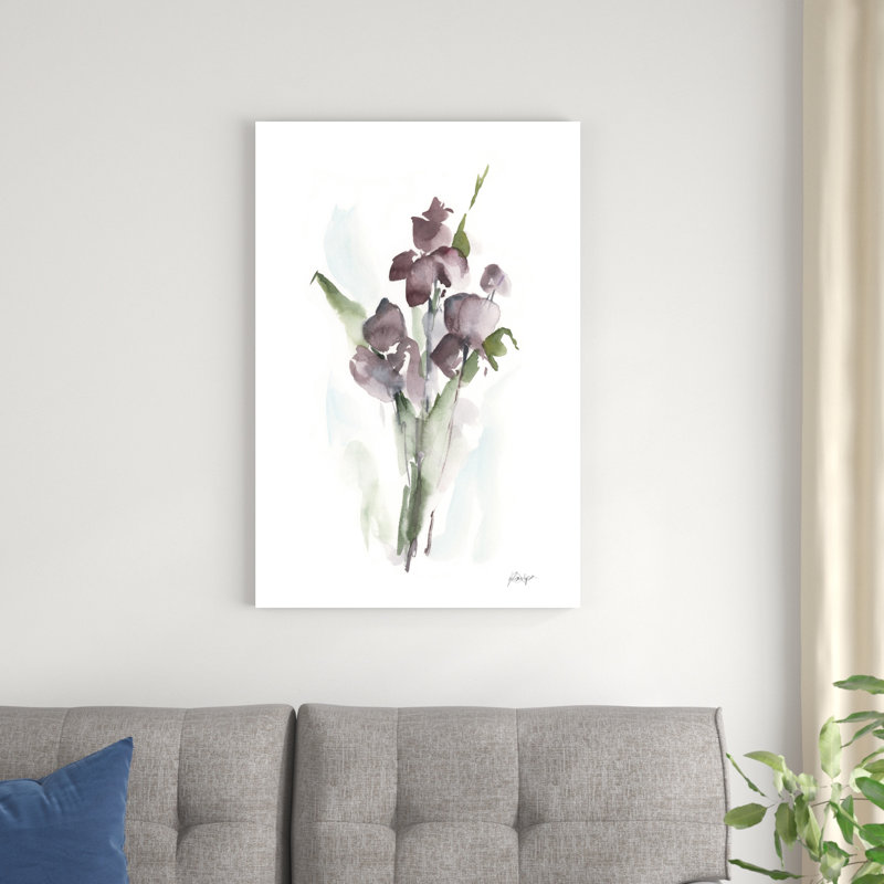 Bouquet de prunes I, H 36 po x l 24 po