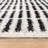 Bohemian Stripe Lines Shag Rug – White – Medium Pile, Textured Look, Easy To Clean-978657289