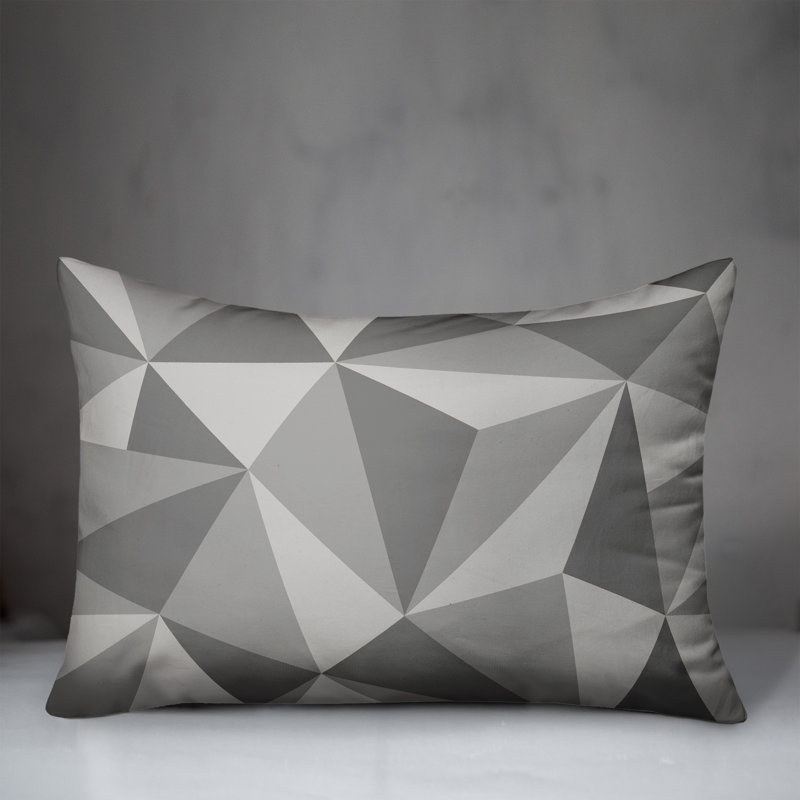 Geometric Reversible Throw Pillow