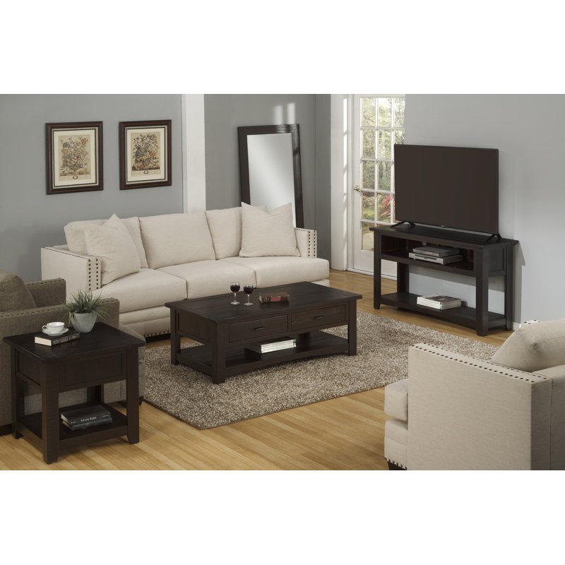 Tadyn 55'' Solid Wood Console Table, Espresso