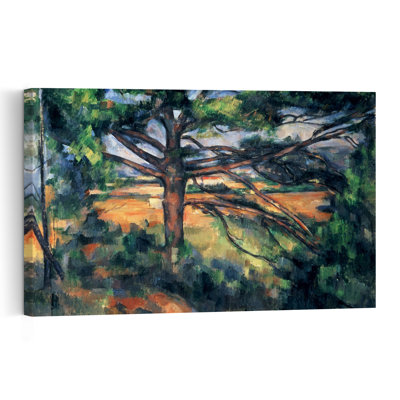 Le Grand Pin, 1895-1897, estampe d'art mural abstraite et contemporaine représentant un paysage de pins et la nature.
