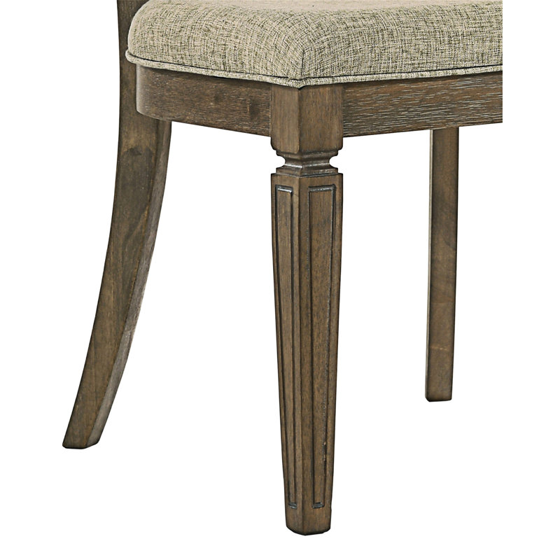 Chaise d'appoint en bois (ensemble de 2)