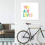 «You Are Love» par Ann Kelle, reproduction d'art textuel-52800515-52800518