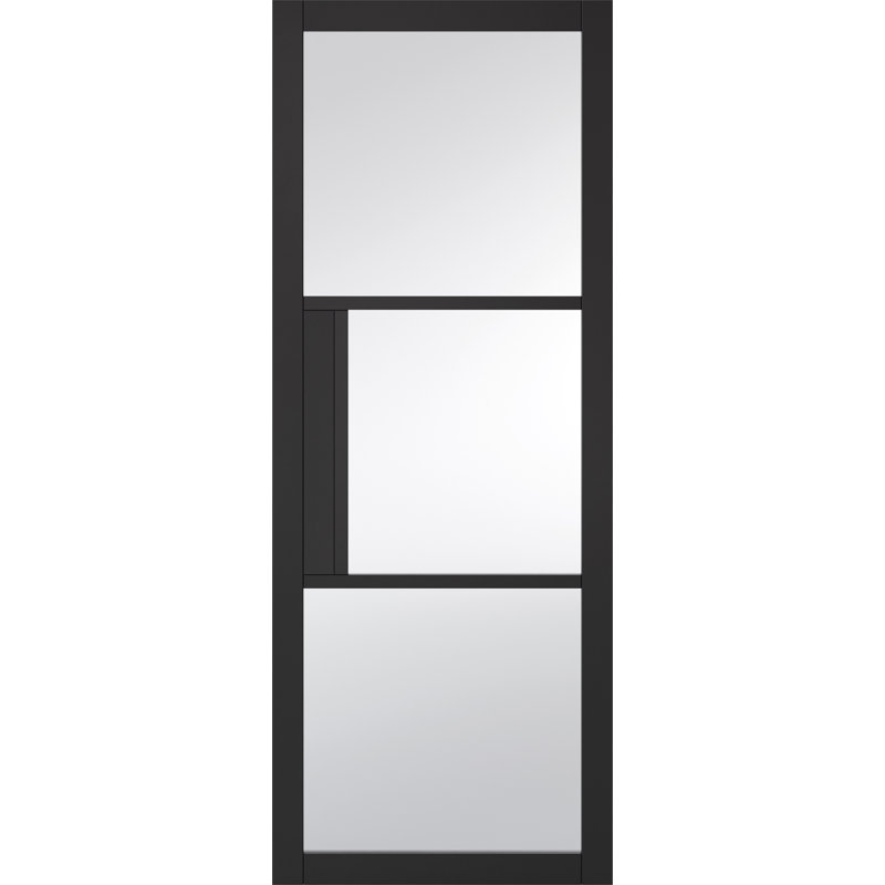 Tribeca 3L Clear Glazed Internal Door, 1981mm H x 762mm W x 35mm D
