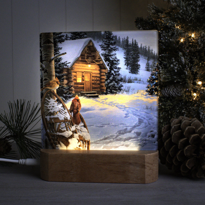 Veilleuse couleurs d'hiver