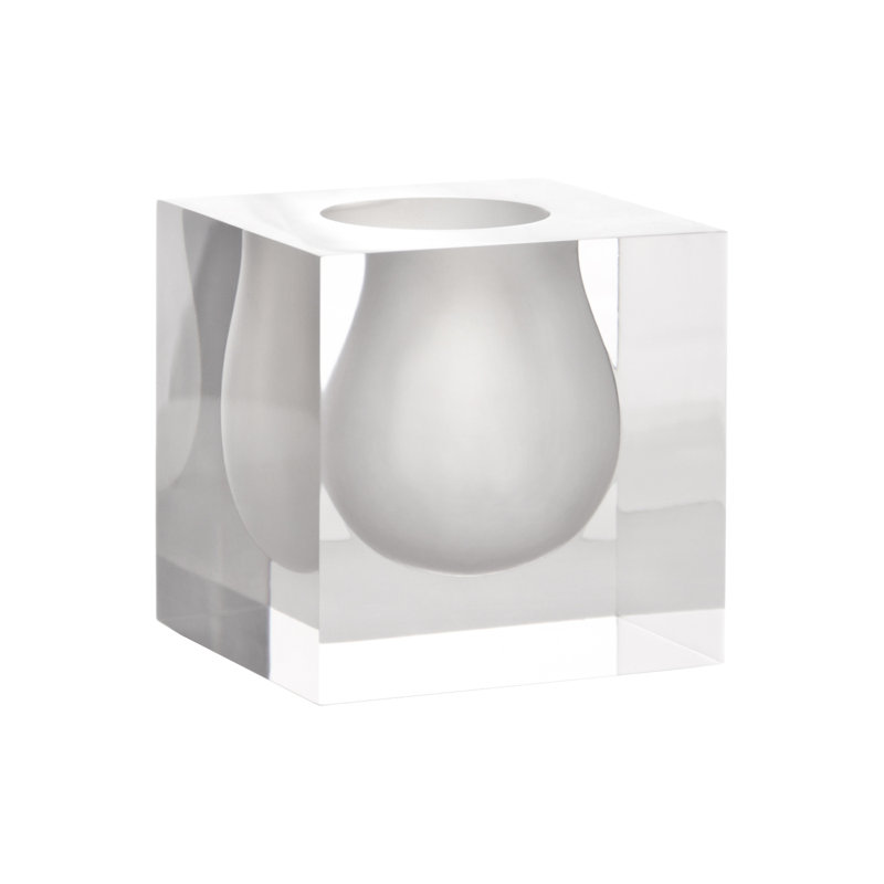 Bel Air Table Vase, White