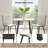 Dining Chair Set of 2 White Kitchen Dining Room Chairs Comfortable Upholstered Faux Leather Chair Set Sturdy Metal Legs Comfy Back Armless Cushion Seat Non-Slip Foot Pads for Restaurant Living Room
