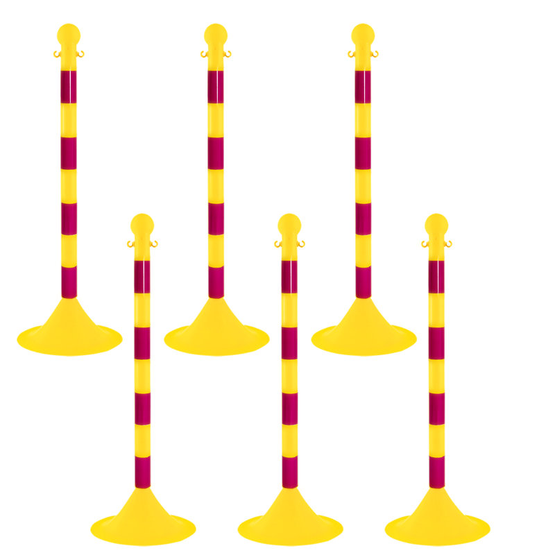 Rayon léger Mr. Chain Stripes, Jaune / magenta