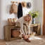 Banc de rangement pour chaussures 70,8 po