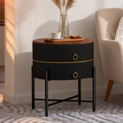 Cross Legs End Table