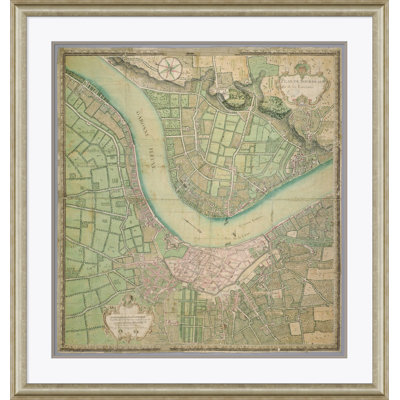 Bourdeaux Map Giclee Print by David Phoenix
