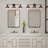  Balfor 3-Light Dimmable Matte Black Vanity Light