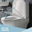  D-Shaped Toilet Seat