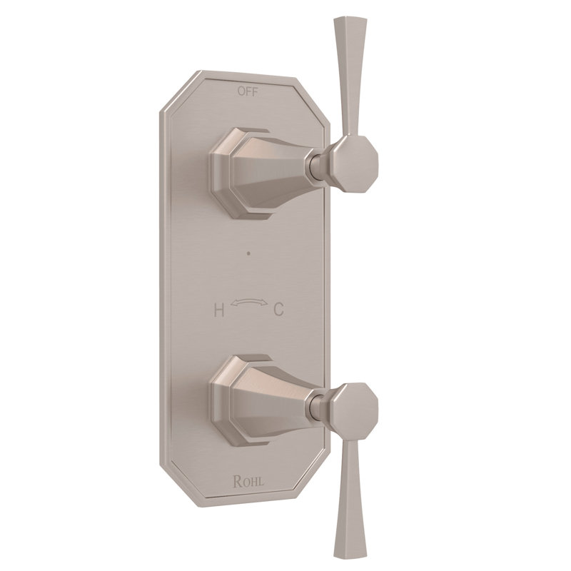 Garniture de robinet 4 po x 8,5 po Deco ™, Satin Nickel