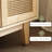 Modern Burlywood Solid Wood Sideboard