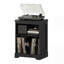 Support pour tourne-disque 29,8 "de style maison de campagne, armoire de rangement pour disques vinyle avec séparateurs en métal-129334174-129334176