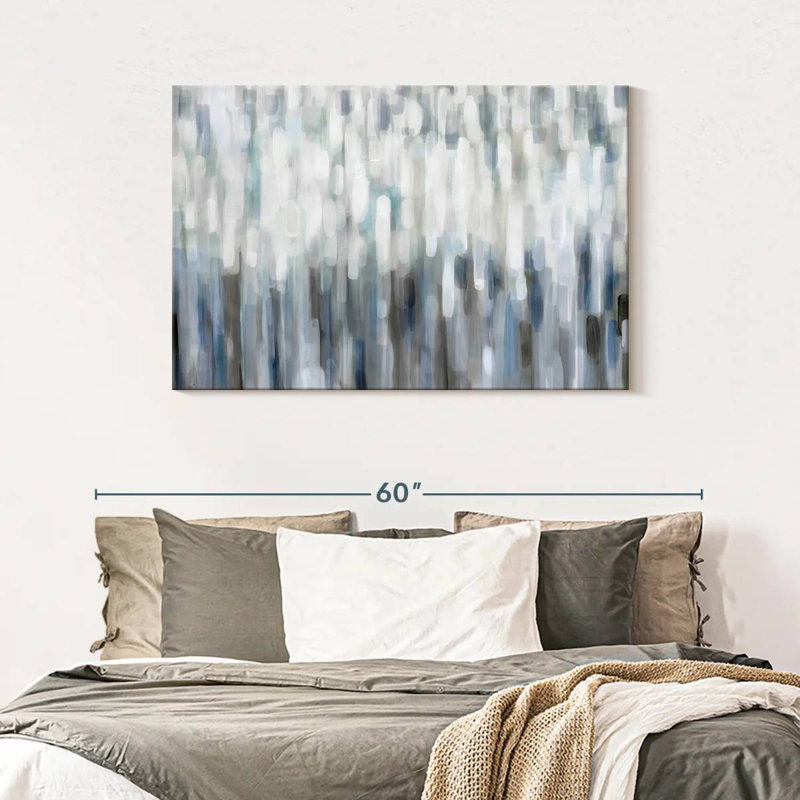 Avery Silver Rain, 30" H x 45" W