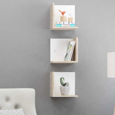 Tablette d'appoint carrée 3 pièces Abdas