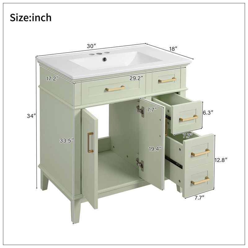 Vanities For Bathroom, Green