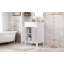 Meuble-lavabo 24 po avec lavabo supérieur, armoire de rangement moderne avec 2 portes à fermeture douce et tablette réglable, structure en bois massif-123654679-123654680