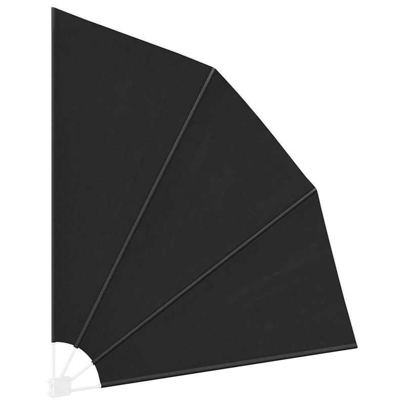 New Patio Balcony Side Awning Collapsible Garden Multi Sizes Multi Colours, 210cm H x 210cm W x 210cm D, Anthracite