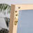 Versatile Full-Length Floor Mirror With Stylish Solid Wood Frame For Various Settings
