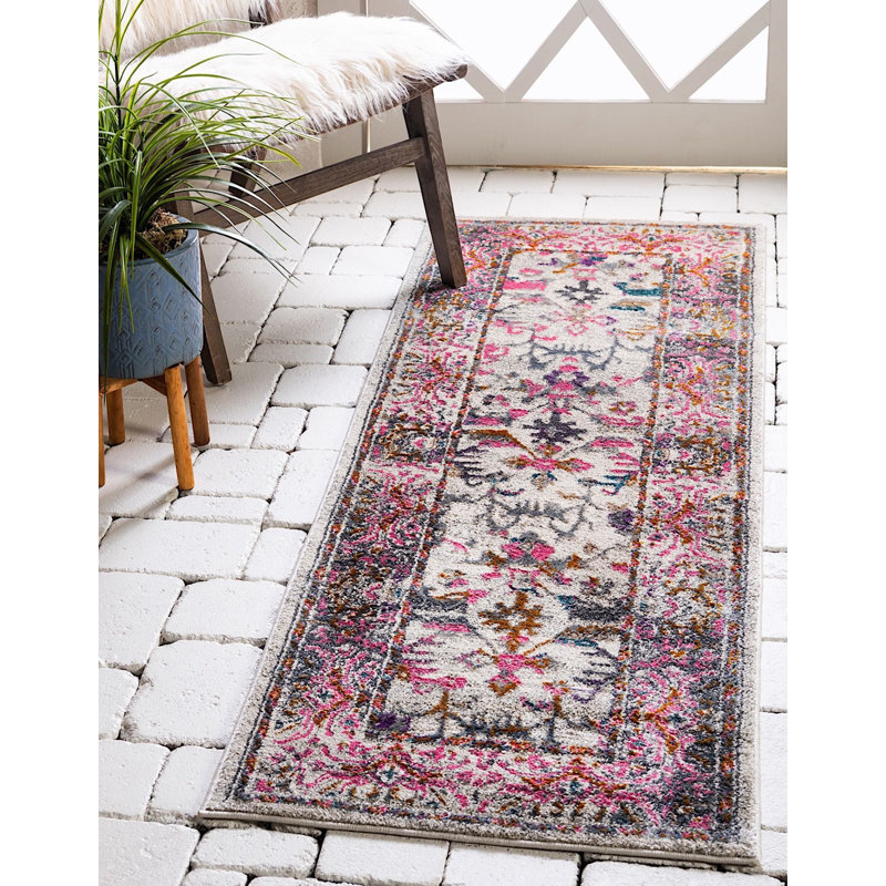 Oriental Indoor Rug, Runner 2'7" x 10'