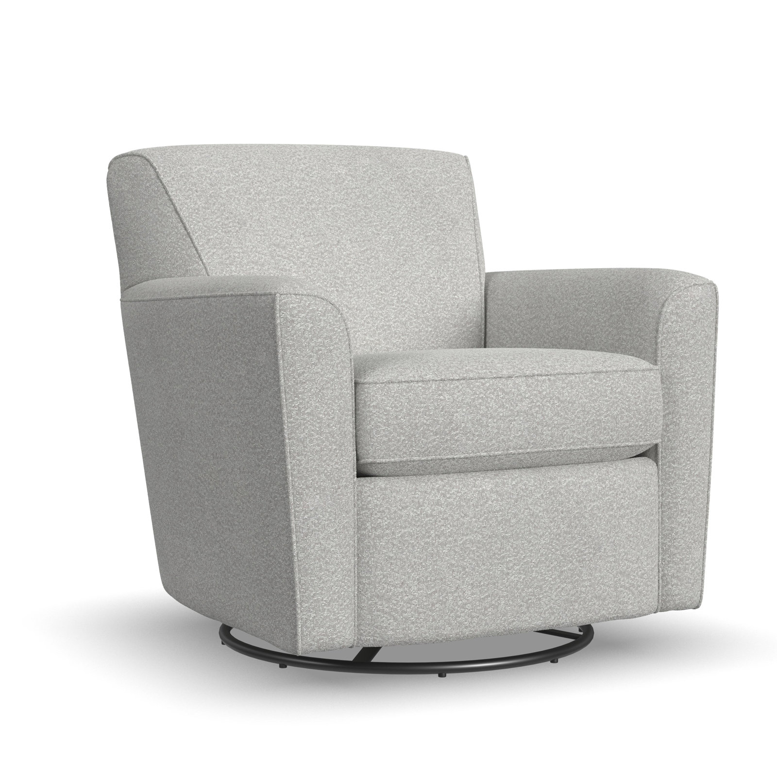Monarch Swivel Armchair, Cream Performance