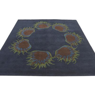 Square Orlando Navy Blue Rug