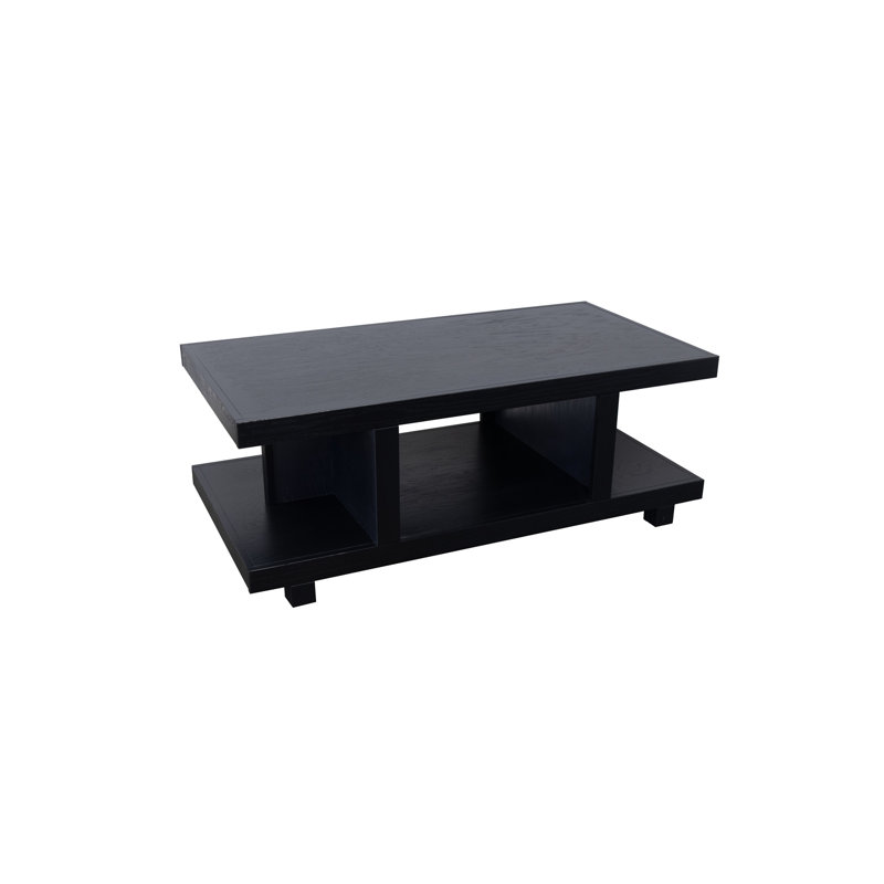 Table basse Laurel Canyon de 49 po, seulement la table, sans chaises., Noir