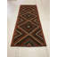 Chemin de table tribal anatolien fait à la main Kilim