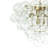 Jorina 9 - Light Iron Dimmable Geometric and Tiered Chandelier