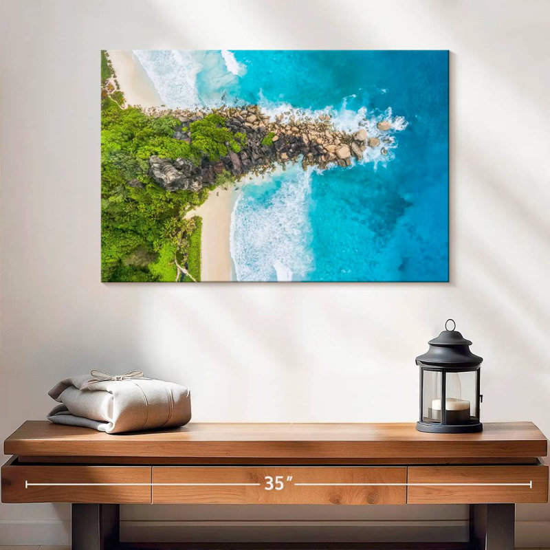 Gillard La Digue Seychelles, H 16 po x l 24 po