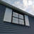 Rustic Four Board Joined Board-n-Batten Faux Wood Shutters w/End Batten (Per Pair)-71284490-88966511-88966513
