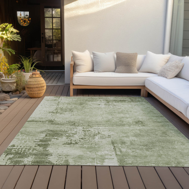  Machine Washable Indoor/Outdoor Chayden ACN1062 Rug, Rectangle 9' x 12'