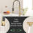Energetic Gold Kitchen Faucet With Pull Down - 360 Swiveling Nozzle, Single Lever, Brass Quality Assurance Sink Dual, Ceramic Filler, Modern Prominence-1889866721