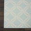Tapis géométrique turquoise / turquoise Garnier-364891915