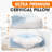  Cervical Memory Foam Pillow with Center Cavity and Washable Cover