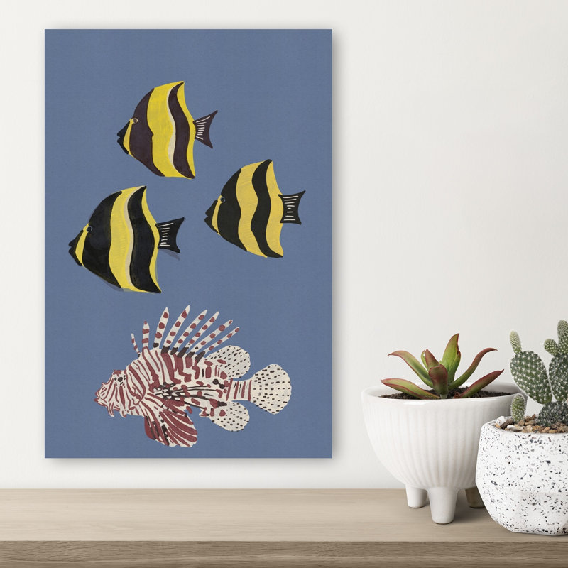 Poisson-lion et poisson tropical, H 18 po x l 12 po