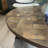 Round Coffee Table With Strong Metal Frame-536205270