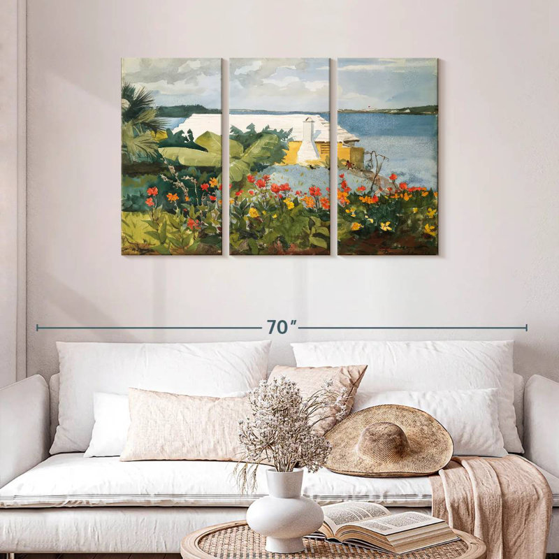 Gillard Flower Garden And Bungalow - Bermudes, H 28 po x l 45 po