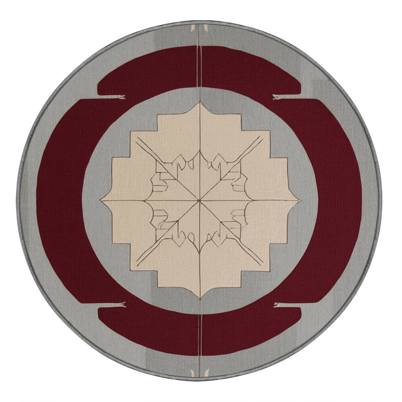 Axis Harmony Rug, Round 3'