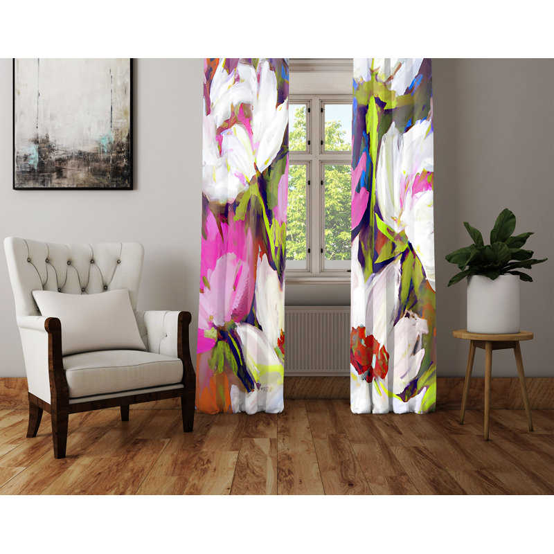 Amarisa Semi Sheer Curtain Panel Pair, 56" W x 78" L