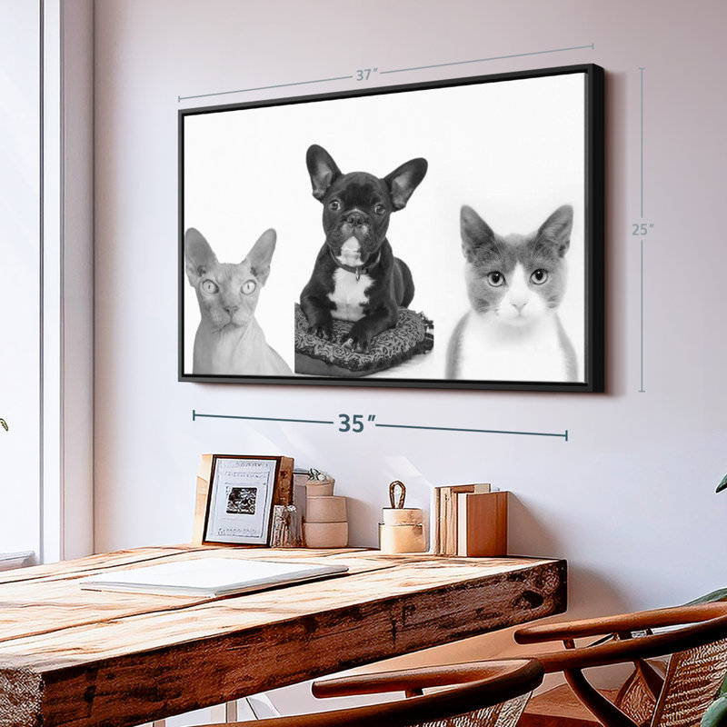 Animal "animaux merveilleux", H 37 po x l 25 po