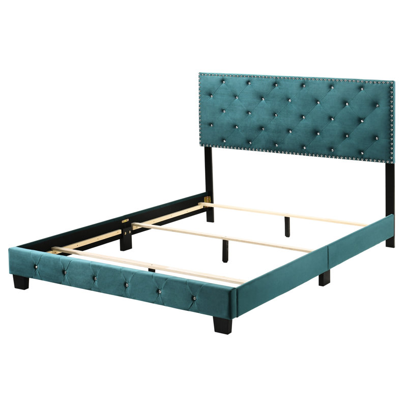 H 48 po x l 58 po x P 77 po lit double transitionnel en velours - rembourré de mousse, installation sans effort, construction, style polyvalent pour un espace de vie confortable 48 po de hauteur, 58 po de largeur, 77 po de profondeur, facile